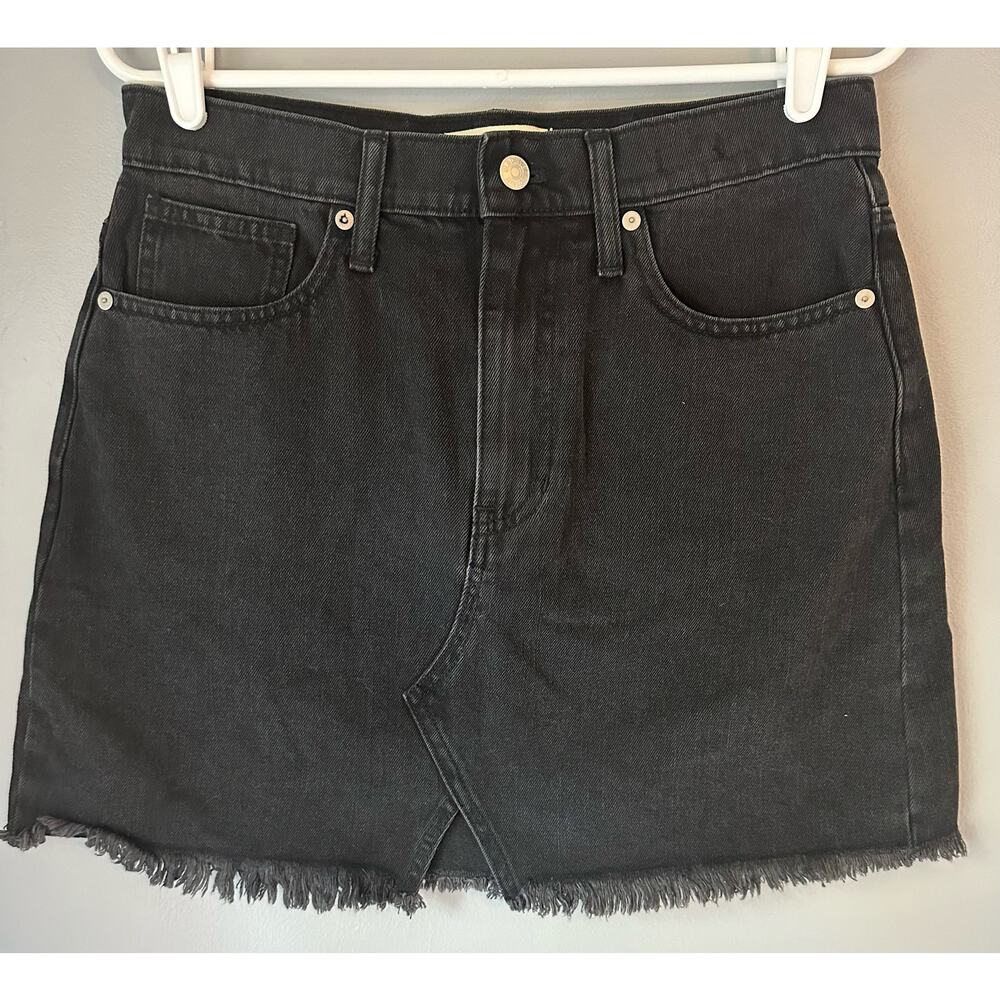 Madewell Rigid Denim A-line Skirt Size 28